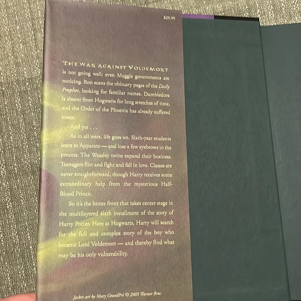 Harry Potter and The Half-Blood Prince JK ROWLING -First Edition- 1st Print